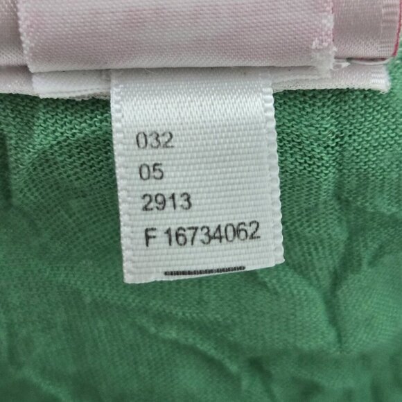 Vtg Xhilaration Tank Top Medium Green Lace Trim Crinkle Texture Y2K Festival - Picture 9 of 9